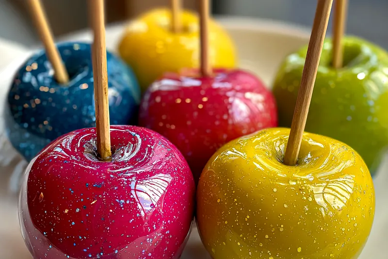 Fresh ingredients for Glowing Candy Coated Apples