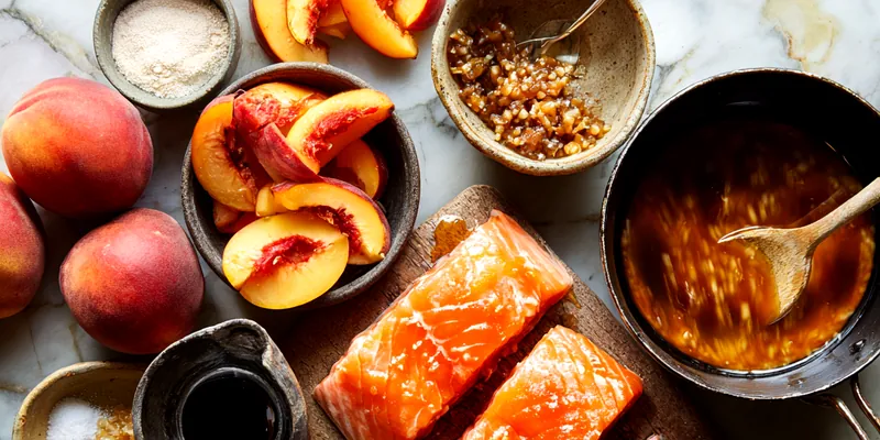 Gnocchi with Brown Butter Peach Sauce