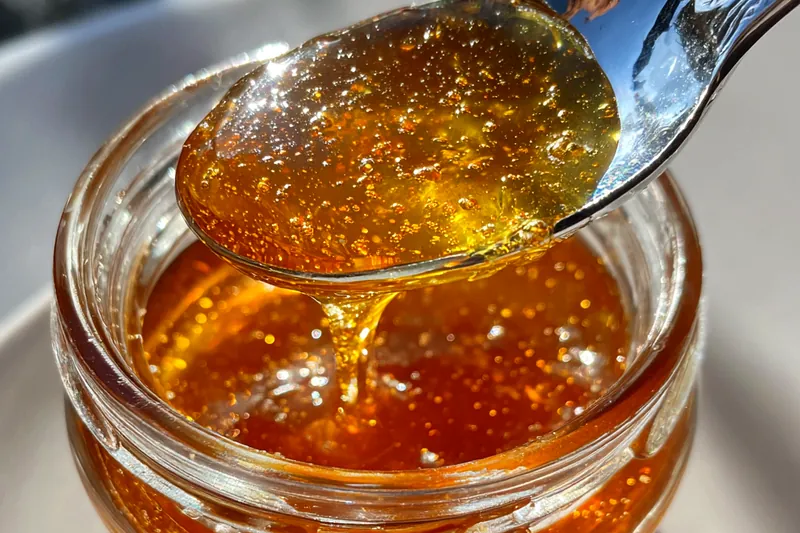 Cooking process for Golden Banana Rum Jam