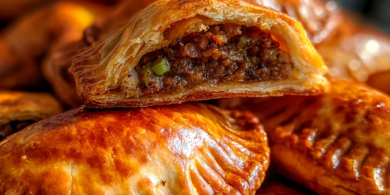 Golden Beef Pastry Pockets