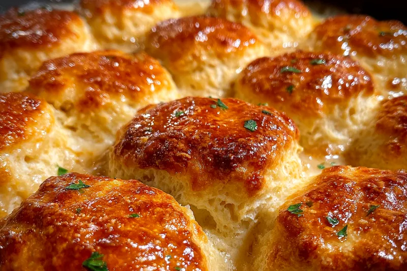 Cooking process for Golden Biscuit Casserole Delight