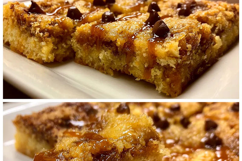 Cooking process for Gooey Chocolate Caramel Bars