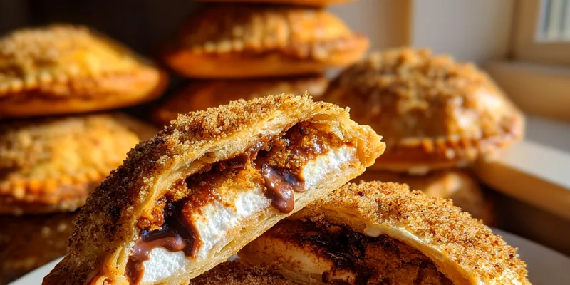 Gooey Chocolate Marshmallow Pies