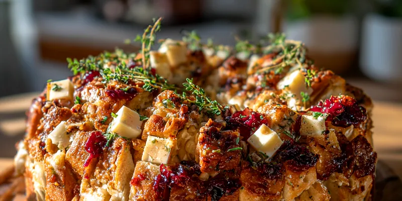 Cranberry Brie Pull-Apart Delight