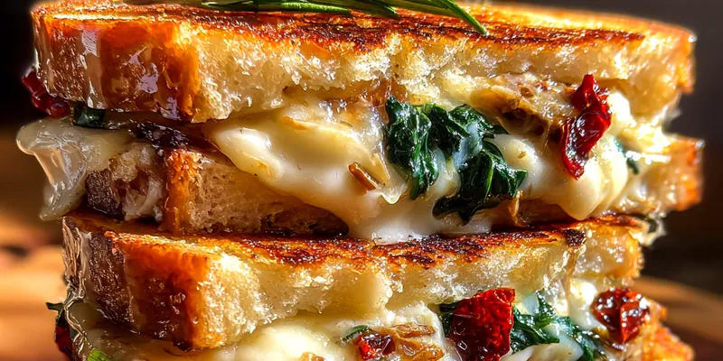 Gourmet Grilled Cheese Delight