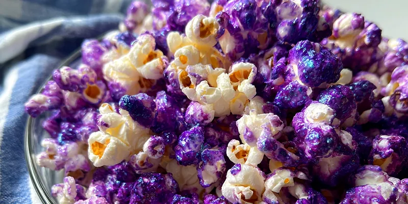 Grape Flavored Popcorn Delight