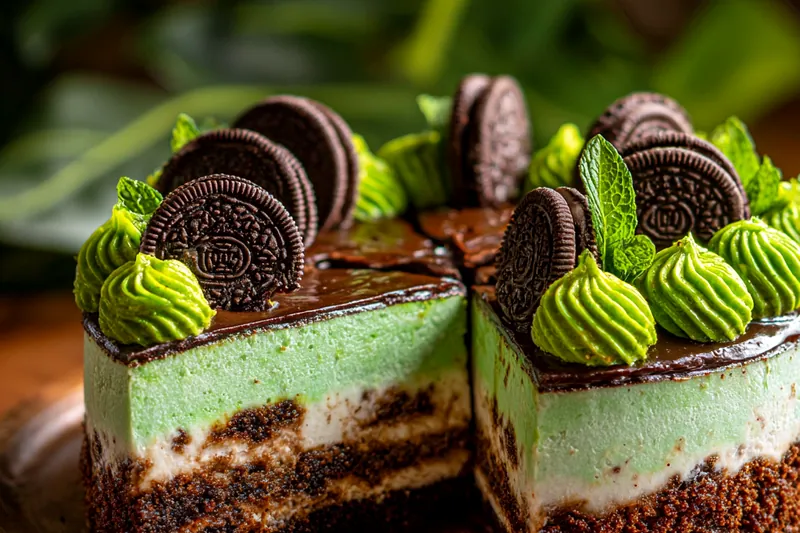 Fresh ingredients for Green Velvet Cookie Cake