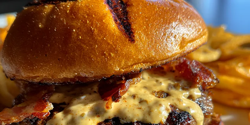 Grilled Beef Burger Delight