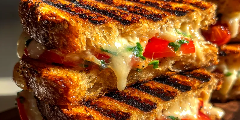 Grilled Cheese Tomato Basil