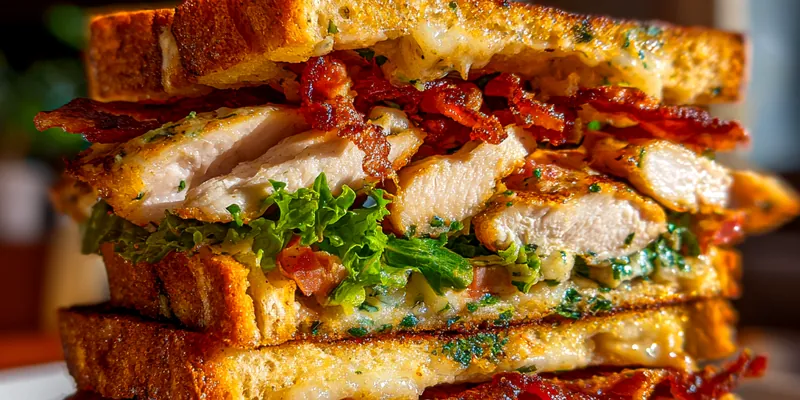 Grilled Chicken Club Sandwich