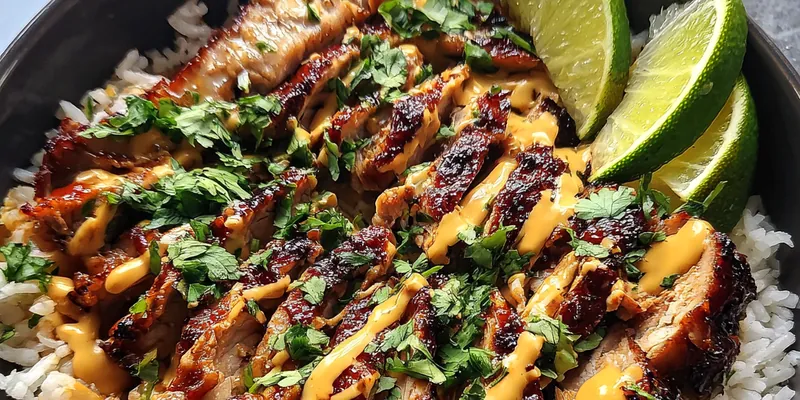 Grilled Chicken Rice Bowl