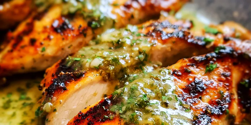 Grilled Salsa Verde Pepper Jack Chicken