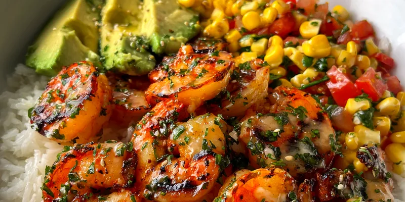 Zesty Grilled Shrimp Bowl