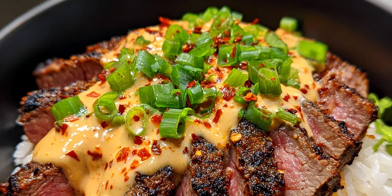 Grilled Steak Rice Bowl