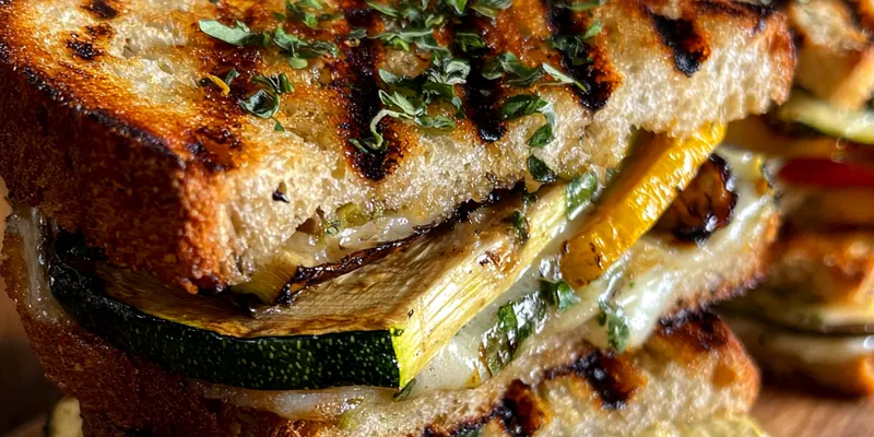 Grilled Veggie Sandwich Delight