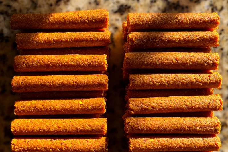 Cooking process for Healthy Pumpkin Oatmeal Sticks