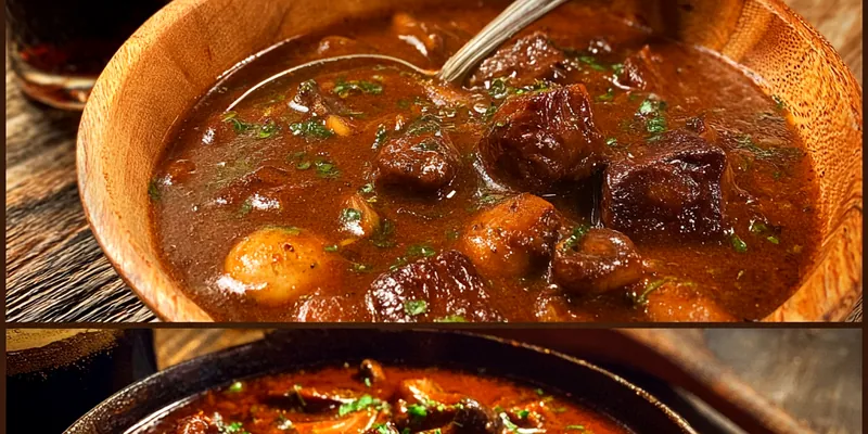Hearty Beef Mushroom Stew