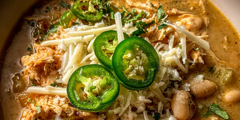 Hearty Chicken Bean Soup