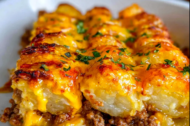 Rustic ingredients for cowboy casserole including ground beef, colorful beans, corn, potatoes, and Western spices arranged on weathered wooden surface