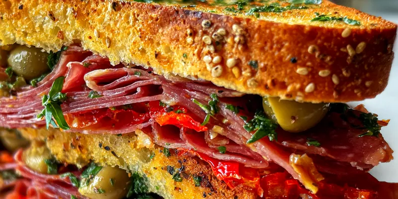 Hearty Italian Deli Sandwich