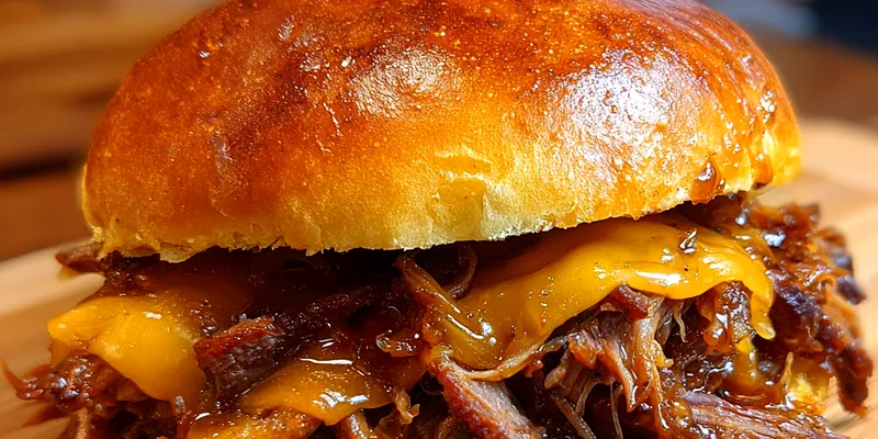 Hearty Pulled Beef Sandwich