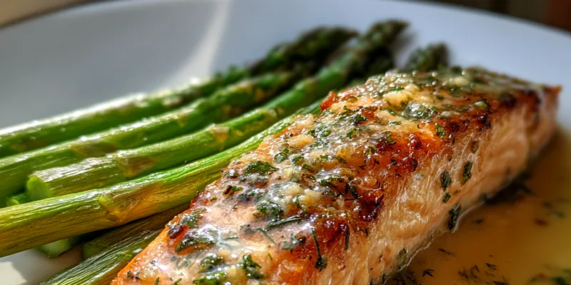 Herb Crusted Butter Salmon