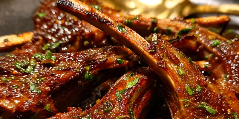 Herb Glazed Lamb Chops