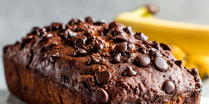 High Protein Chocolate Banana Bread