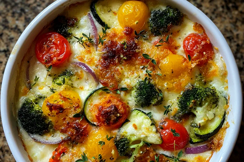 Cooking process for High Protein Veggie Bake