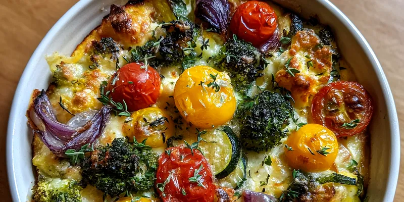 High Protein Veggie Bake