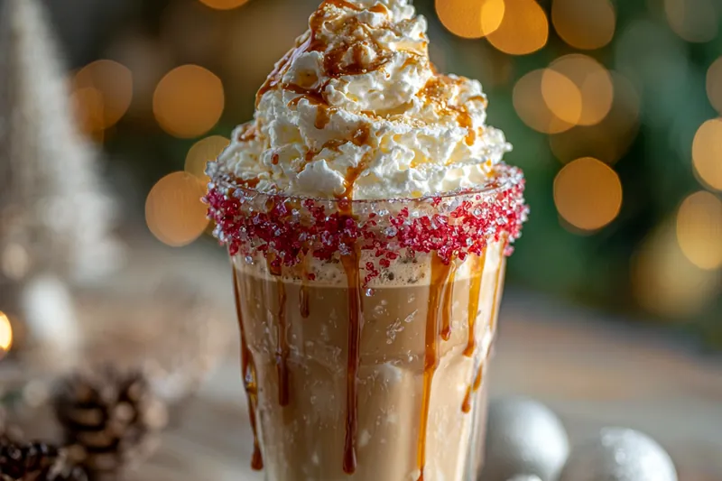 Chef Mitchell stirring the simmering Holiday Spiced Chai Delight on the stove.