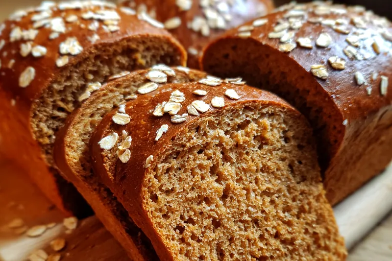 Fresh ingredients for Homemade Oat Topped Bread