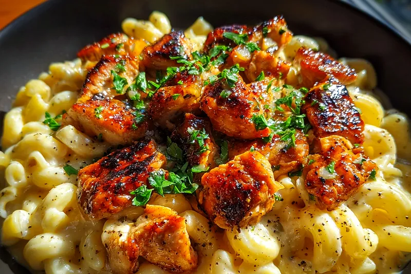 Fresh ingredients for Honey Glazed Chicken Pasta