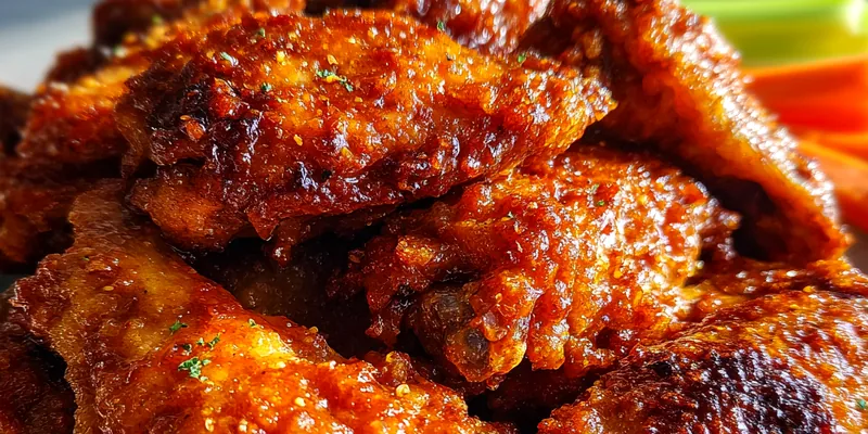 Spicy Honey Glazed Wings