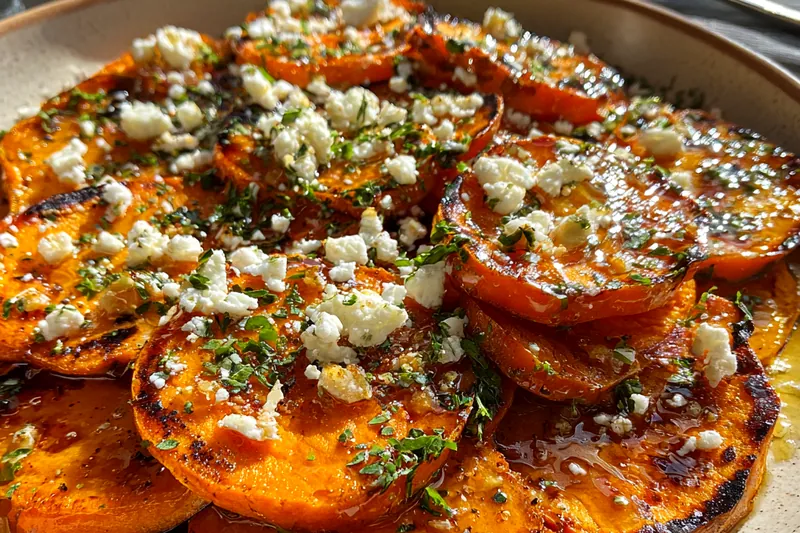 Fresh ingredients for Honey Glazed Sweet Potatoes
