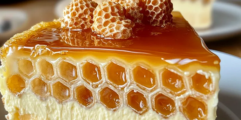 Honeycomb Cheesecake Cake