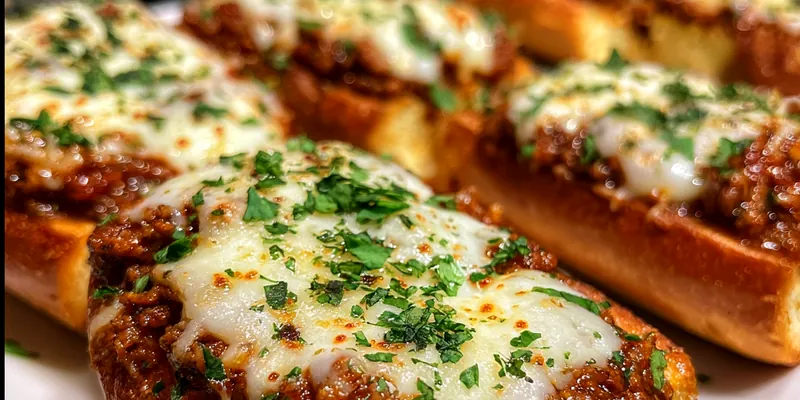 Italian Garlic Bread Sloppy Joes