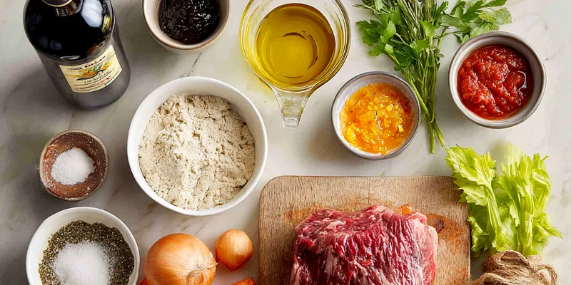 Italian Pot Roast (Stracotto) - Tender Slow-Braised Beef in Red Wine Sauce