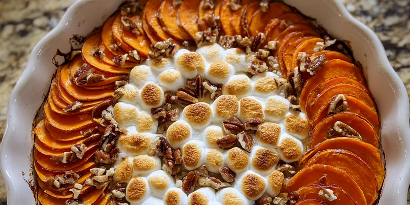 Layered Sweet Potato Bake