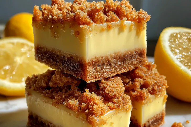 Cooking process for Lemon Crumb Shortbread Bars