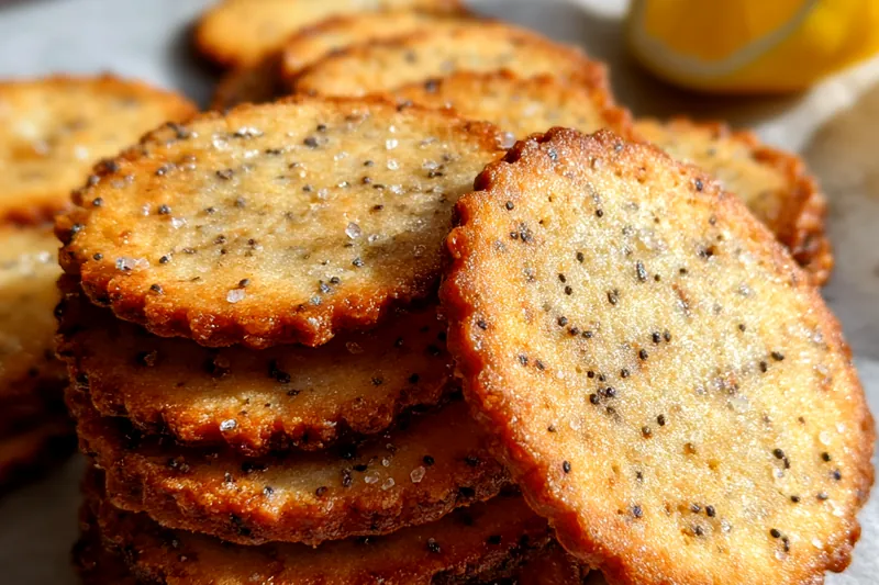 Fresh ingredients for Lemon Poppy Seed Cookies