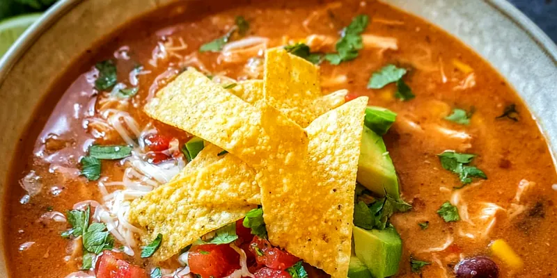 Loaded Chicken Tortilla Soup