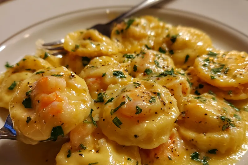 Fresh ingredients for Lobster Ravioli Lemon Butter