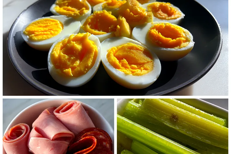 Fresh ingredients for Low Carb Snack Ideas