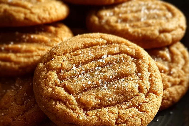 Golden-brown maple brown sugar cookies on a parchment-lined baking sheet, showing perfect soft texture with slightly crispy edges