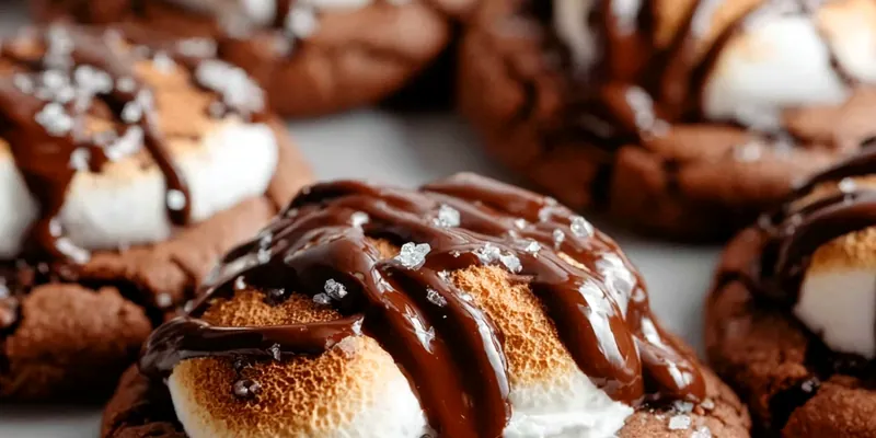 Marshmallow-Surprise Hot Cocoa Cookies