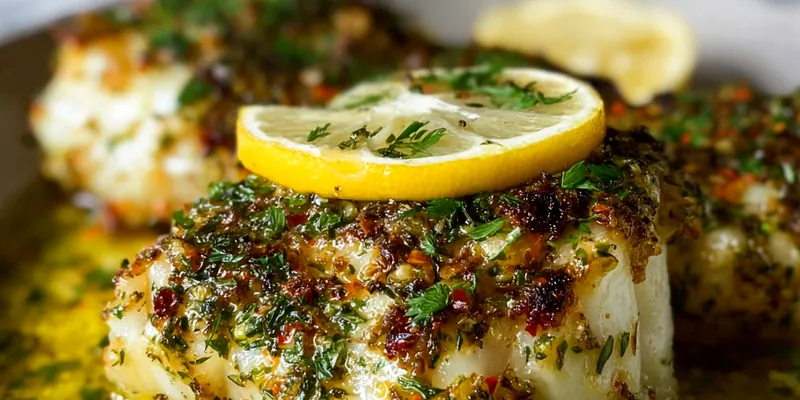 Mediterranean Baked Cod