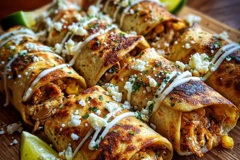 Fresh ingredients for Mexican Street Corn Wraps