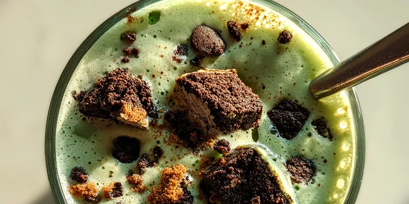 Mint Cookie Milkshake Delight