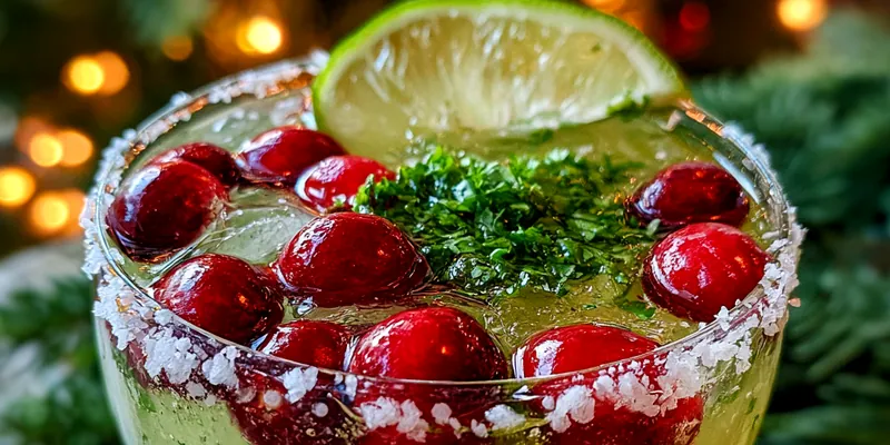 Festive Mistletoe Margarita